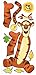 Roommates Rmk1500Gm Tigger Peel and Stick Giant Wall Decal