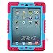 NEW Shockproof Dirt Snow Sand Proof Extreme Army Military Heavy Duty Cover Case Kickstand for Apple iPad Mini 1/2/3 mini 3 2 1 @XYG (2-pink/blue)