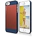 iPhone SE case, elago® [Outift Matrix][Jean Indigo/Red] - [Premium Hybrid Construction][Diamond-Cut Aluminum][Spark Design Award] - for iPhone SE/5/5S