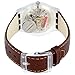 Swatch Men's CORE COLLECTION GE704 Brown Leather Quartz Watch with White Dial