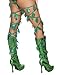 Roma Costume Women's Green Leaf Thigh Wraps