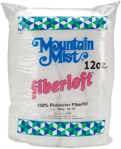 Mountain Mist Fiberloft Polyester Stuffing, 12 Ounces by Mountain Mist Fiber