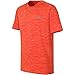 New Balance Big Boys' Short Sleeve Performance Tee, Plasma/Fireball, 18/20