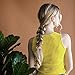 Kitsch 5 Piece Premium Knotted Holiday Gift Hair Ties Set | Fashion Ponytail Holders for Women | Hair Ties for Women | Bow Hair Ties (Blush/Mauve)