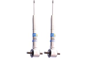 Bilstein 5100 Series Pair of Front Shock Absorbers for 2007-2013 Chevrolet Silverado 1500 and GMC Sierra 1500 with 0-1.75 Inch Front Lift | Includes TrendsAuto Decal | 24-186940