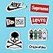 Brand Spitfire Mini Logo Stickers [58PCS] Waterproof Vinyl Stickers, Motorcycle Bicycle Luggage Laptop Decal Graffiti Patches Skateboard Bumper Stickers, No Duplicate Sticker Pack (Small Logo)
