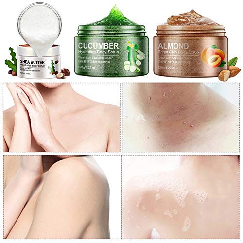 image for wewa98698 120g Scrub Cream Exfoliating Gel Whitening Dead Skin Remover