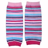 Huggalugs Girls Sugar Stripe Legwarmers