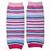Huggalugs Girls Sugar Stripe Legwarmers