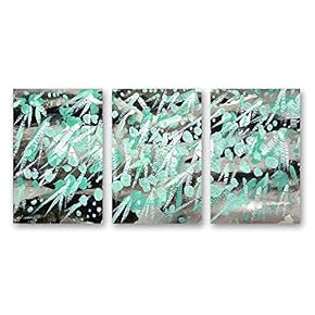 3 Panel Abstract Color Pictures Home Wall for...