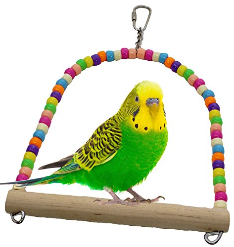 1324 Swing Bird TOY Parrot Cage Toys Cages Parakeet Cockatiel Finch Lovebird Budgie