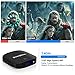 Kingbox Android TV Box 8.1 with 2.4G Voice Remote, K2 S Android Box with 2GB RAM 16GB ROM Quad-Core Support 4K (60Hz) Full HD/H.265 / 3D / WiFi Smart TV Box (Android TV System)