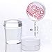 BORN PRETTY 3Pcs Nail Art Jelly Stamper with Scrapers Set Transparent Soft Clear Dual-end manicuring Print DIY Tool Kit