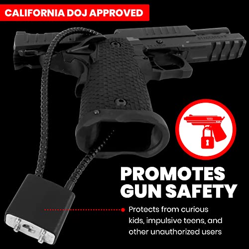 INNOVATEX 15inch Gun Lock Cable Wire Locks with Keys for Rifles