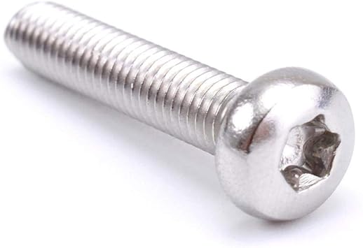 Schlossschrauben M6 X 50mm Edelstahl - 30 Stück Schwarz