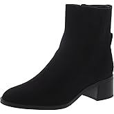 Style & Co. Womens Orleyy Faux Suede Block Heel Booties Black 5 Medium (B,M)