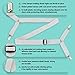 Nyche Designs Crisscross 2 Way Adjustable Bed Sheet Straps Suspenders Grippers Fasteners for All Bedsheets Fitted Sheets Flat Sheets (Set of 2, White)