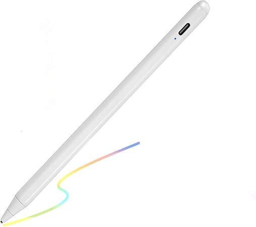 Amazon Com Electronic Stylus For Ipad 5th Generation 9 7 2017 Pencil Type C Rechargeable Active Capacitive Pencil Compatible With Apple Ipad 5th Gen 9 7 Inch Stylus Pens Good On Ipad Drawing Pen White Computers Accessories