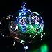 Lights Strings, LTROP 33ft 100 LED Solar Powered Copper Wire String Lights, Waterproof Rope Light for Seasonal Decorative Christmas Holiday, Wedding, Party- Multi Color