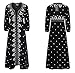R.Vivimos Womens Boho Floral Embroidered Casual Drawstring Tie Cotton Long Dresses