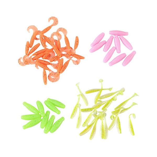 ToHa-Soft-Lure-Kits-for-Fishing-143-in-1-including-6-Kinds-of-73-Soft-Plastic-Fishing-Lures