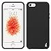 iPhone SE / 5S / 5 CASE, DGtle Anti-Scratches [Matte] TPU Gel Premium Slim Flexible Soft Bumper Rubber Protective Case Cover for Apple iPhone SE / 5S / 5 (Black)