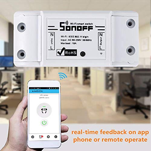 Sonoff WiFi Switch dual/single Channel Wireless Remote Control Electrical Alexa DIY Your Home via Iphone Android App Household Appliances Compatible
