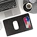 Gaze PAD Qi Wireless Fast Charging Mouse Pad Mat for iPhone 11 X iPhone 8 Galaxy S9 S10 S20 Plus Samsung Note 8 9 10 (Black)