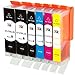 Starink PGI-270XL CLI-271XL PGI270 CLI271 XL Ink Cartridge Replacement for Canon PIXMA MG7720 MG6820 MG6821 MG6822 MG5720 MG5722 MG5721 Inkjet Printer (1Set +1 BK)