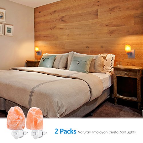 2 Pezzi Amir Lampada Di Sale Lampada Di Cristallo Di Sale Dellhimalaya Mini Luce Notturna Luce Dellumore Per La Camera Da Letto Per Party Bar