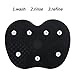 Makeup Brush Cleaning Mat, Codream Makeup Brush Cleaner Pad Set of 2 Cosmetic Makeup Brush Cleaner Washing Tool with Suction Cup (Black) Valentine's Gifts for women