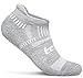 TM-MZS04-KLG_L Tesla Men's 6-Pairs Atheltic No Show Socks Cushioned Comfort w Mesh MZS04