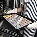 Silicone Pastry Mat, Half Sheet Size Non Stick and BPA Free Professional Grade Quality - Perfect for Making Macaroons, Cookie, Bread and Pastry
