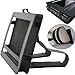Universal Car DVD Player Holder, RUISIKIOU Portable Car DVD Headrest Mount Holder Strap Case for Swivel & Flip Style Portable DVD Player Color Black (7-7.5 Inch)