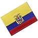 Ecuador Flag Embroidered Emblem Ecuadorian Iron On Sew On National Patch