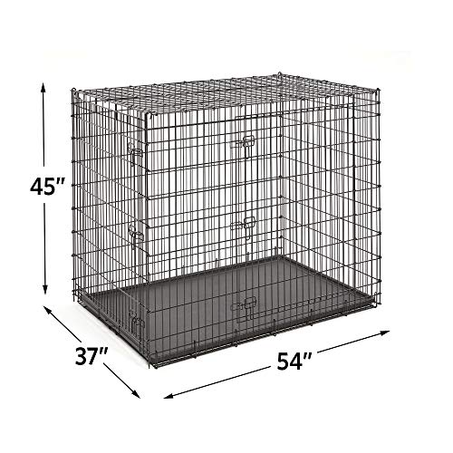 Midwest SL54DD Ginormus Double Door Dog Crate for XXL for the Largest