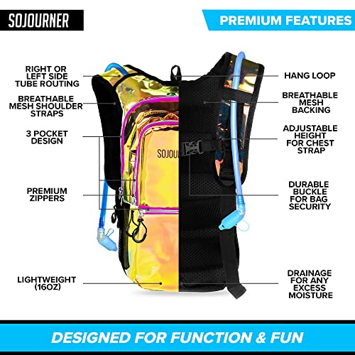 Sojourner Hydration Pack, Hydration Backpack Water Backpack with 2l