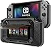 Nintendo Switch Case Stand [Stores 5 Games] Slim Compact Multi Angle Holder Play Stand for 2017 -Black