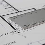 Faithfull 1 Metre Aluminium Rule Dual Metric Imperial Graduations view 4