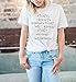 Women Shirt Funny Quote T-Shirt for Women Letters Print Cute T Shirt Tops