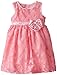 Nannette Little Girls' Mesh Wpven Dress