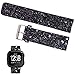Moonooda Glitter Watch Band Compatible with Fitbit Versa/Fitbit Versa 2 / Versa Lite Edition/Versa SE Smart Bling Sparkling Watch Replacement Wristband for Women Men Watch Accessories, Black