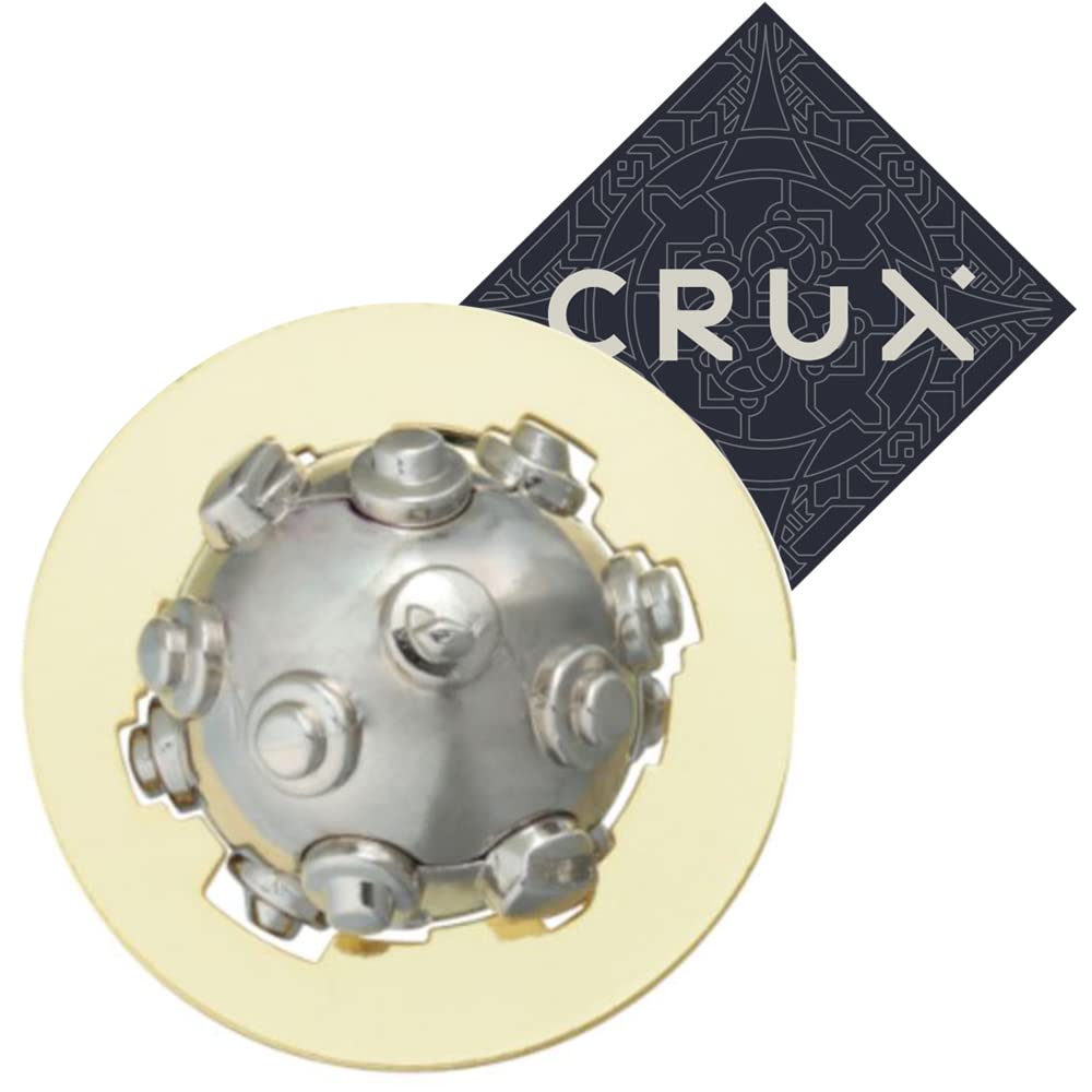 Hanayama and Crux Cast Planet Puzzle - Level 4 of 6 - Fairly Hard - Includes Crux Sticker
