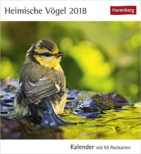 Heimische Vögel - Kalender 2018: Kalender mit 53 Postkarten
