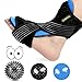 Plantar Fasciitis Night Splint by Comsoul-Foot Brace for Sleep Support-Relief from Foot Drop, AchillesTendonitis, Heel, Arch-Spiky Massage Ball for Relieve Plantar Fasciitis Pain -Soft Foam Lining