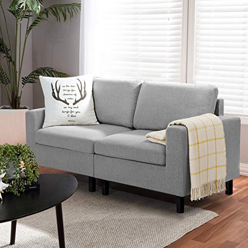 Pretzi 54'' Small Modern Loveseat Sofa for Living Room Small Apartment