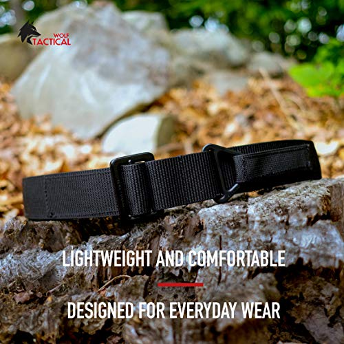 WOLF TACTICAL Everyday Riggers Belt Tactical 1.75” Nylon  Belt for