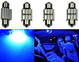 Cutequeen Blue 300 Lumens 5730 6-SMD 31mm(1.25