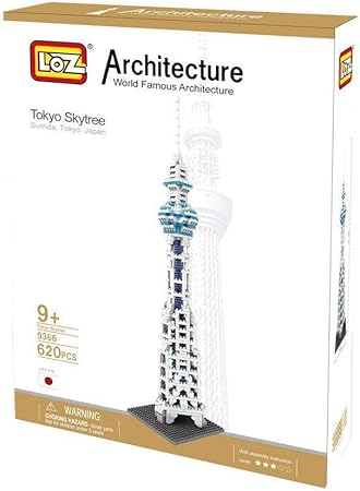 Amazon Loz東京スカイツリーダイヤモンド建物nanoblocks Toy For Kid 3dパズル大人のオプションボックスセット子供の教育玩具iblock Fun マルチカラー 赤ちゃん 幼児のおもちゃ おもちゃ