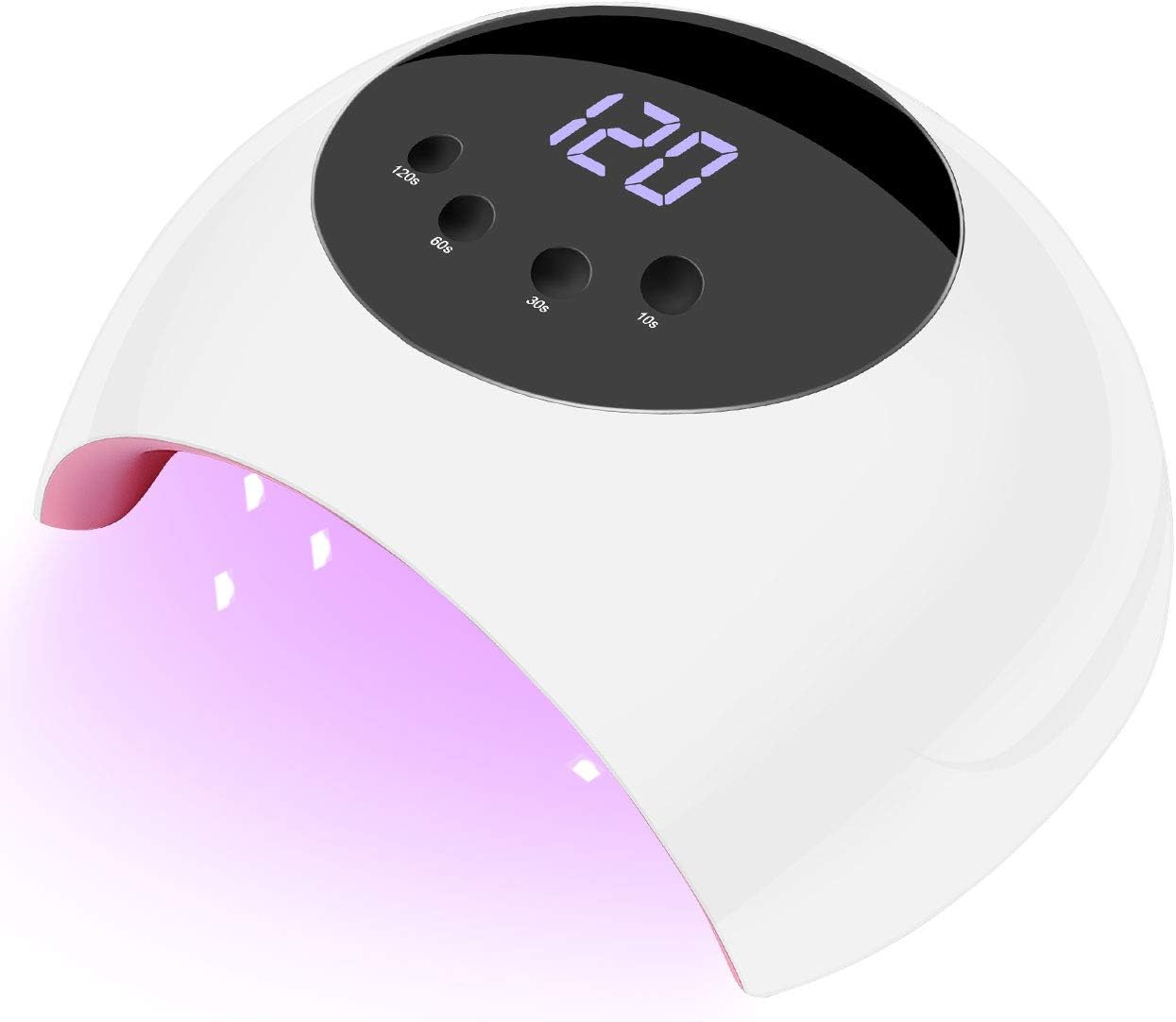 UV LED Nail Lamp, Nivlan Professional 72W Nail Dryer for Gels Polishes, Nail Curing Light with 4 Timer Setting, Smart Automatic Sensor